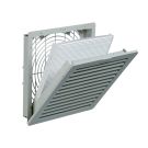 PFA 40000 Exhaust Filter, IP 54 NEMA 12, RAL 7035 Light Grey Grill, Size 4, Cut-out Size (in) 8.78 x 8.78