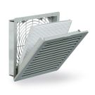 PFA 20000 EMC Exhaust Filter, EMC/IP 55, RAL 7035 Light Grey Grill, Size 2, Cut-out Size (in) 4.92 X 4.92