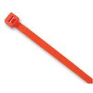 8 Inch x 0.142 Inch 40Lb Fluorescent Orange Nylon Locking Cable Tie