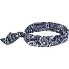 Navy Western Tie Closure Headband