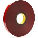 1" x 72Yard x 25Mil Gray Acrylic Adhesive/Polyethylene Film Liner/Acrylic Foam Double Sided Tape