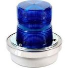 120VAC Blue 20W Halogen Flashing Beacon