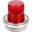 120VAC Red 20W Halogen Flashing Beacon