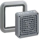 120VAC 110dB at 1M/100dB at 10' Gray Zinc Die-Cast AC Signaling Horn