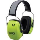 30dB Bright Green Metal Over-Head Headband Noise Blocking Ear Muff