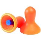 Quiet™ Corded Earplugs, NRR 26db Rated, Reusable Bell Shape, Orange, 100 pr/box
