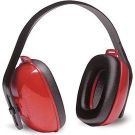 25dB Black/Red Plastic Multi-Position Headband Dielectric Noise Blocking Ear Muff