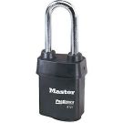 2-1/8" Black Laminated Steel Keyed Alike Pin Tumbler Padlock