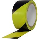 2" x 18Yard x 6Mil Black/Yellow PVC Vinyl/Rubber Adhesive Safety Tape
