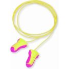 Laser Lite™ Highly Visable Single Use Corded Earplug, 100pr/box