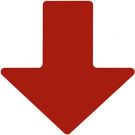 2 In X 5 In B514 Red Floor Arrows 100/pkg