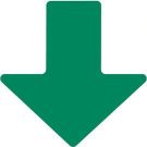 2 In X 5 In B514 Green Floor Arrows 100/pkg