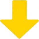 2 In X 5 In B514 Yellow Floor Arrows 100/pkg