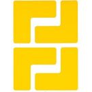 2 In X 5 In B514 Yellow Floor Ls 20/pkg