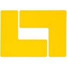 3 In X 8 In B514 Yellow Floor Ls 20/pkg