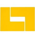 4 In X 10 In B514 Yellow Floor Ls 20/pkg