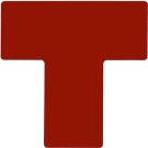 4 In X 10 In B514 Red Floor Ts 20/pkg