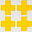 2 In X 5 In B514 Yellow Floor Crosses 20/pkg
