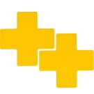 3 In X 8 In B514 Yellow Floor Crosses 20/pkg