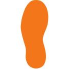 B7569 Footprint 12" Orange Left Foot