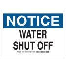 Maintenance & Repair Sign - Non-reflective Aluminum - Black/Blue on White - 10 x 14