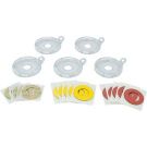16mm Push Button/ E-stop Lockout Bases, 5pk