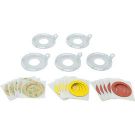 30mm Push Button/ E-stop Lockout Bases, 5pk