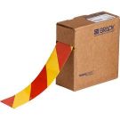 2" X 100' B514 Red/ylw Floor Tape