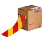 3" X 100' B514 Red/ylw Floor Tape