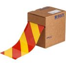 4" X 100' B514 Red/ylw Floor Tape