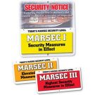 Marsec Sign 24 x 24 - Multi-Color