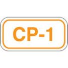 Energy Source Tags For Control Panels - Orange on White