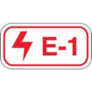 Energy Source Tags For Electrical - Red on White