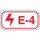 Energy Source Tags For Electrical - Red on White