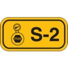 Energy Source Tags For Steam - Black on Orange