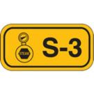 Energy Source Tags For Steam - Black on Orange