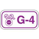 Energy Source Tags For Gas - Purple on White