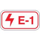 Energy Source Tags For Electrical - Red on White