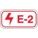 Energy Source Tags For Electrical - Red on White