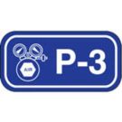 Energy Source Tags For Pneumatic - White on Blue