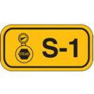 Energy Source Tags For Steam - Black on Orange