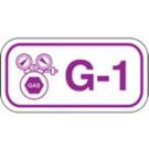 Energy Source Tags For Gas - Purple on White