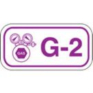 Energy Source Tags For Gas - Purple on White