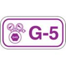 Energy Source Tags For Gas - Purple on White