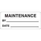 B747, 5/8"x1-1/2", Blk/wht, Maintenance