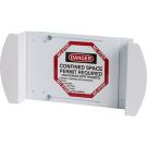 Danger Confined Space Permit Required Unauthorized Entry Sign - Black/Red on White - 21 x 30