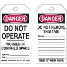 B852 Apt 5.75x3 Blk/red/wht 2-side 25/pk