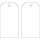 Blank Accident Prevention Tag W/overlam