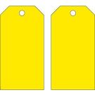 Blank Accident Prevention Tag Yel