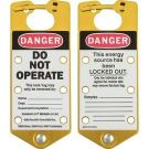 Labeled Lockout Hasps 5 Per Pack